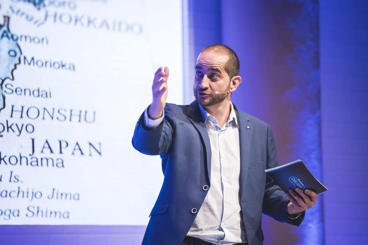 Detalle del evento Daikin en La Pedrera — foto Xavi Torrent